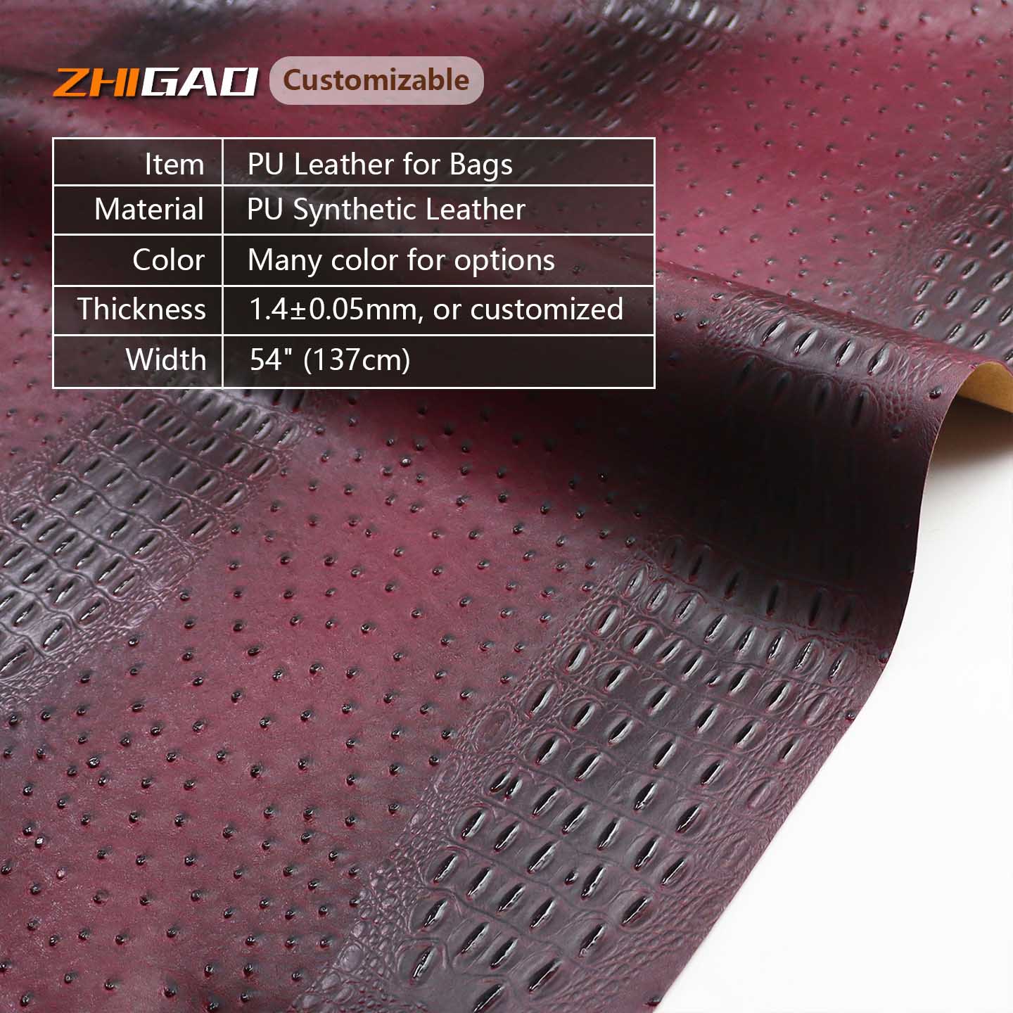 Bahan Kulit Unta Sintetis Premium