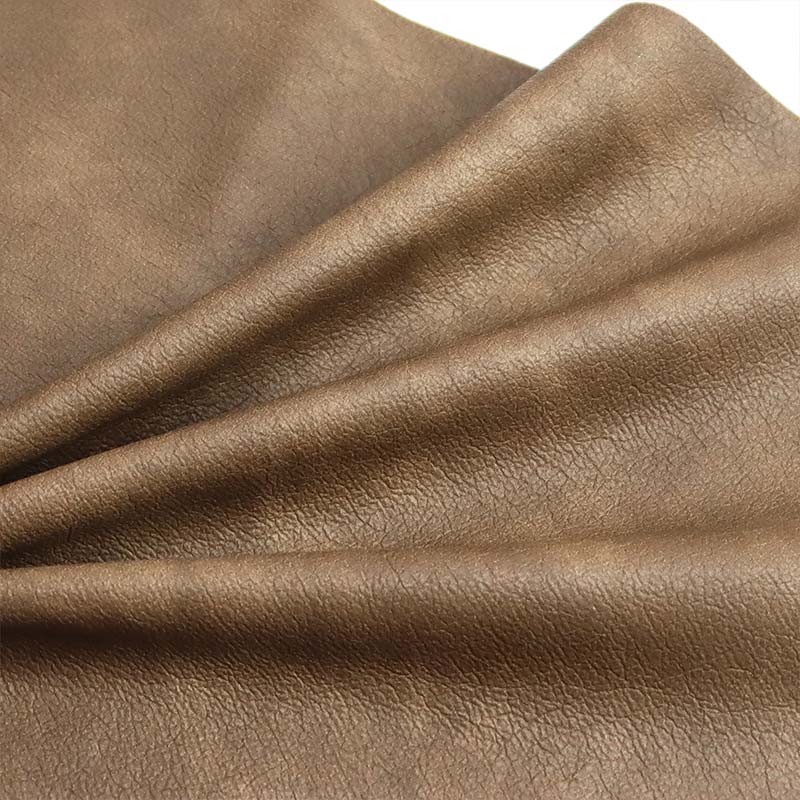 Bahan Kostum Kulit PU Tiruan Retak