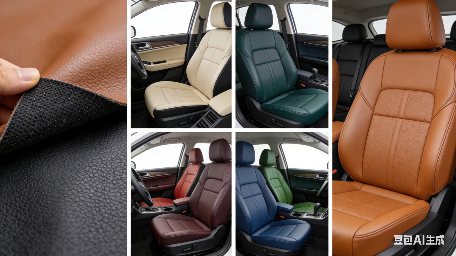 Kulit kanggo Kursi Mobil lan kulit microfiber kanggo interior Otomotif