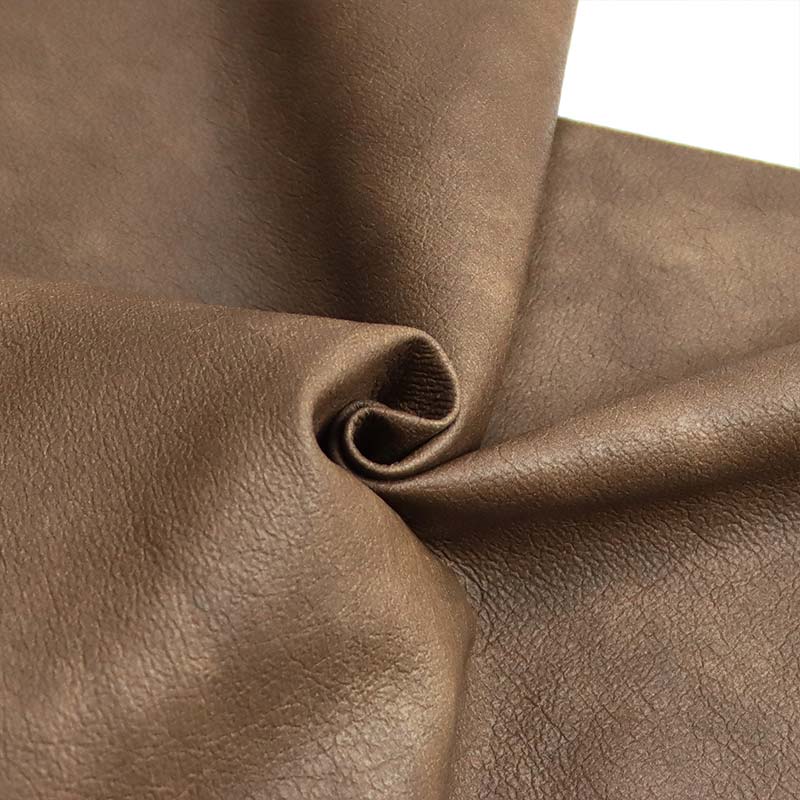 Bahan Kostum Kulit PU Tiruan Retak