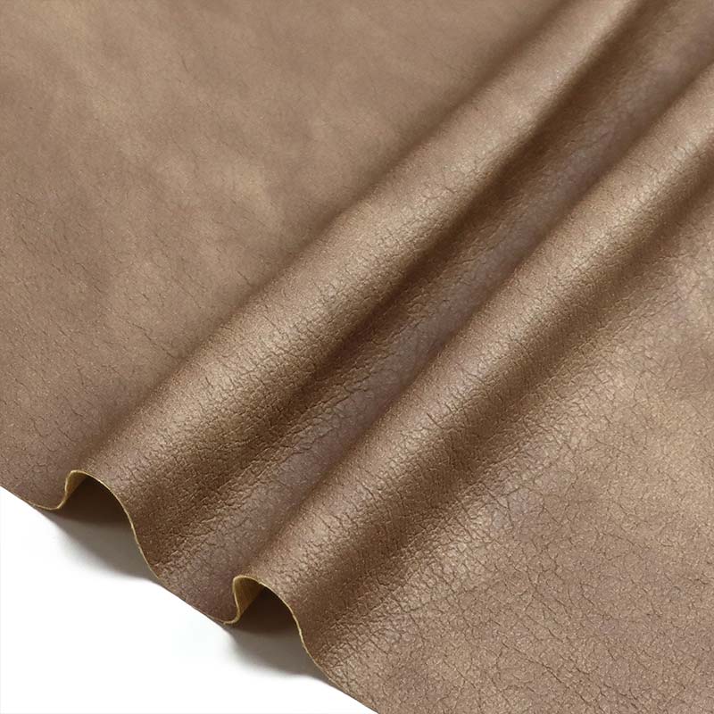 Bahan Kostum Kulit PU Tiruan Retak