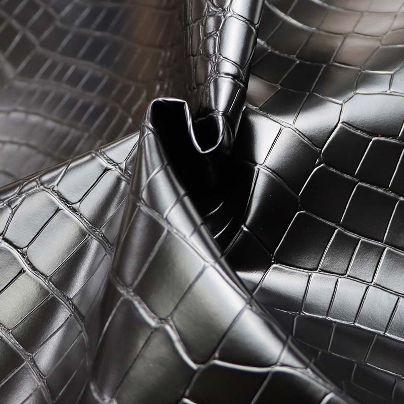 Crocodile Grain Ponggawa Faux PVC Kulit Home Decor Fabric