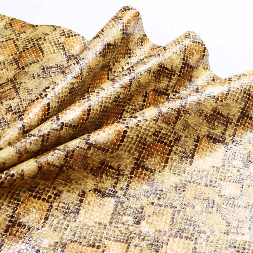 Tas Sepatu Kulit Ular Crystal PU Kulit Imitasi