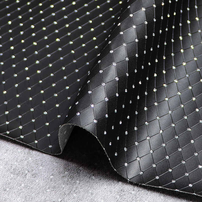 Diamonds Imitasi PU Kulit Jewelry Boxes Packaging Fabric