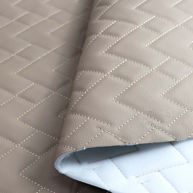 Foaming Stitch Abrasion Tahan Mobil PVC Bahan Kulit Imitasi