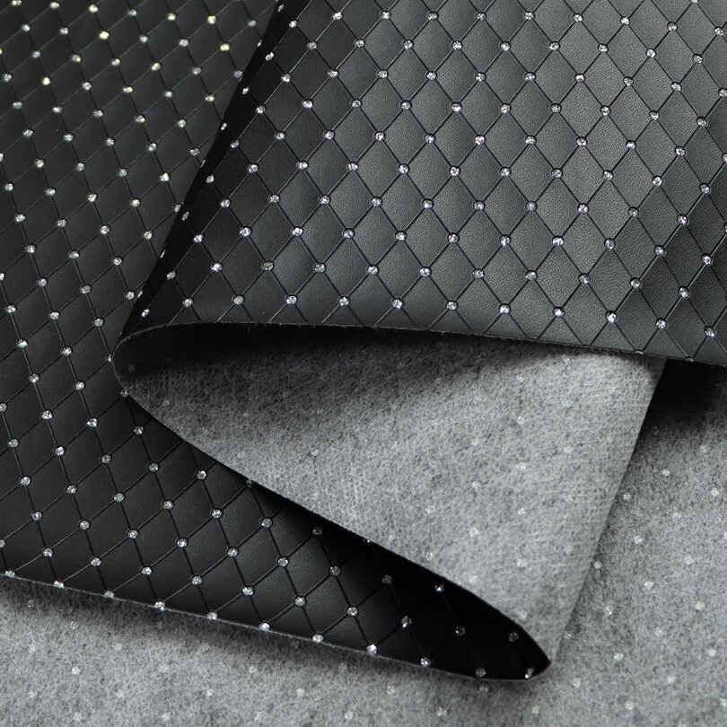Diamonds Imitasi PU Kulit Jewelry Boxes Packaging Fabric