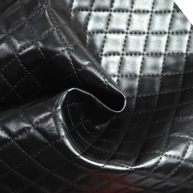 Diamond Pola Ngarep Upholstery PVC Kulit Imitasi