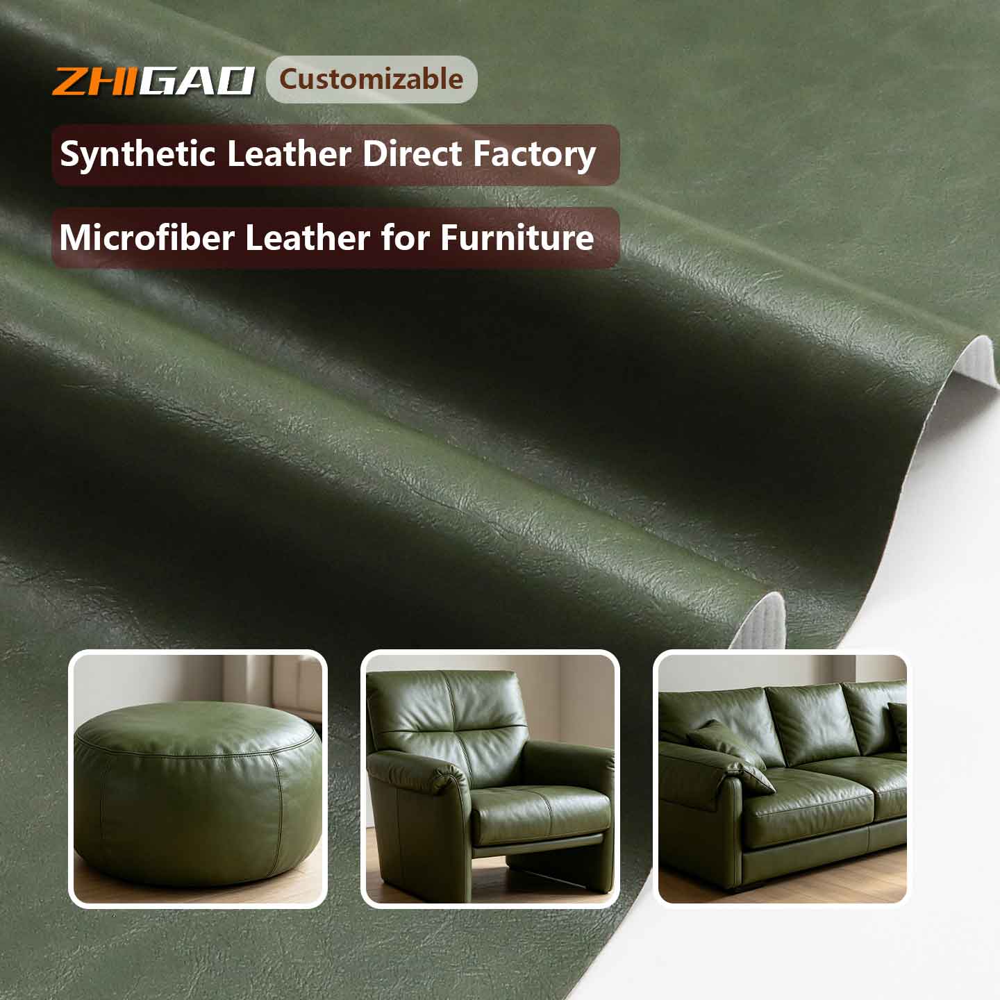 Kulit Microfiber Premium kanggo Furnitur Kulit Microfiber Premium kanggo Furnitur